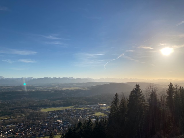 Ausflug auf den Hohenpeißenberg.